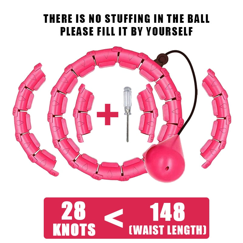 C&M treasures Smart Weighted Fit Hoop for exercise and fitness, featuring a durable design and adjustable weights for effective workouts.
