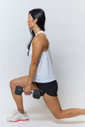 Excel Women's Goal Five Training Workout Shorts in black, featuring a comfortable fit and athletic design for fitness activities.