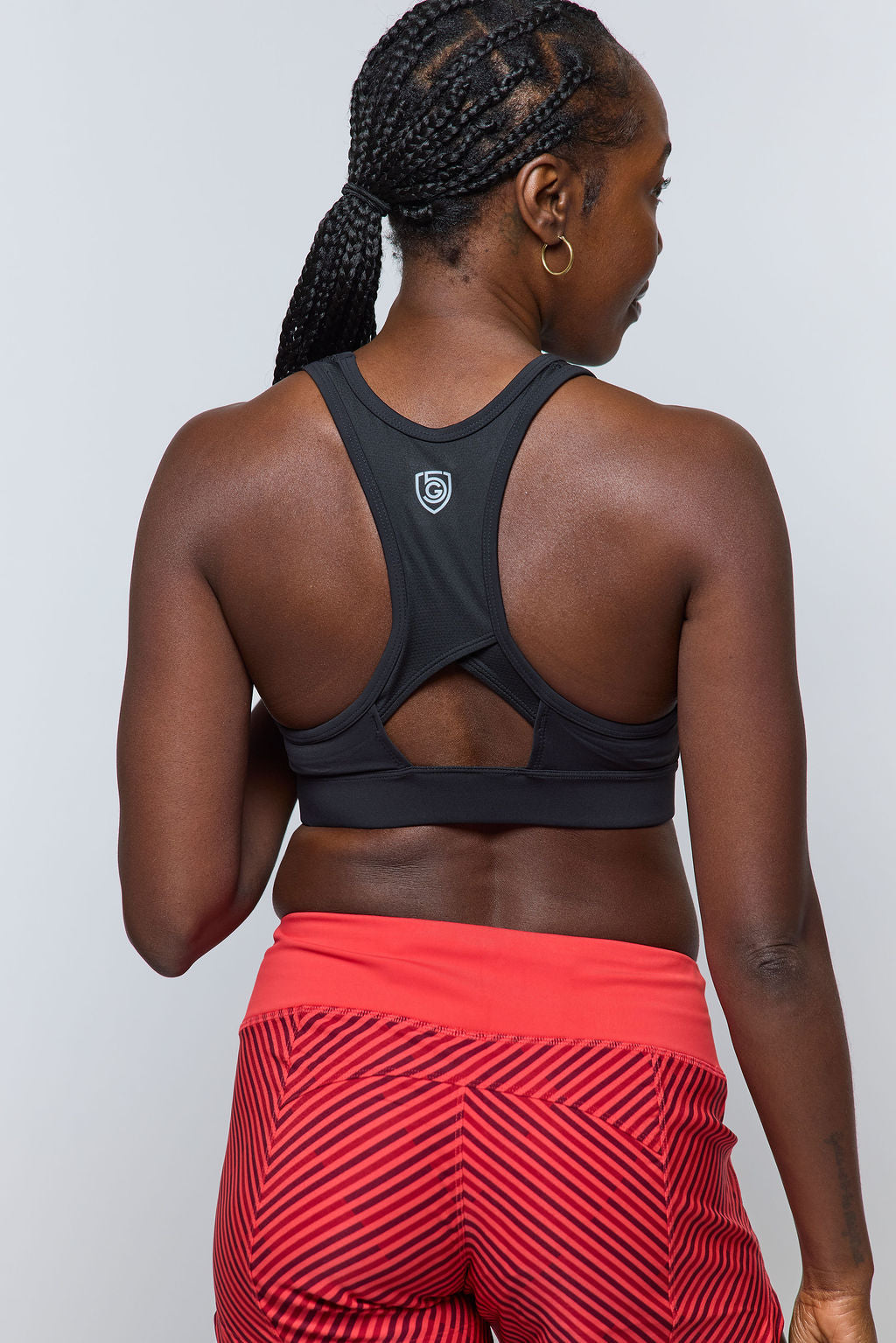 Excel Women's Goal Five training workout shorts in black, made for comfortable fitness and active training.