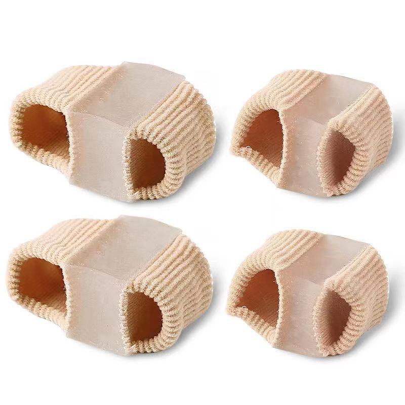 C&M Treasures fiber toe separator for toe alignment and comfort, made of soft, flexible material for foot care.
