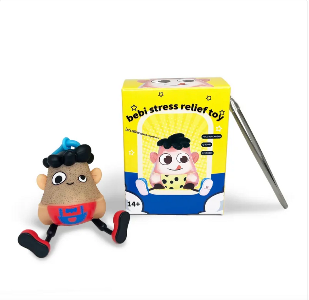 C&M Treasures funny beard vent toy in bright colors, designed for humorous beard venting and playful fun.