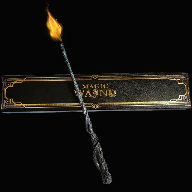 C&M treasures fire-breathing magic wand toy with glowing flame effect, colorful handle, and magical design for imaginative play
