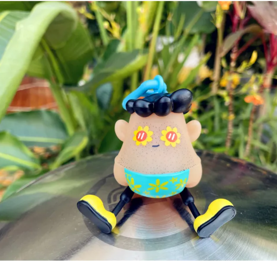 C&M Treasures funny beard vent toy featuring a humorous, colorful design for entertainment and stress relief.
