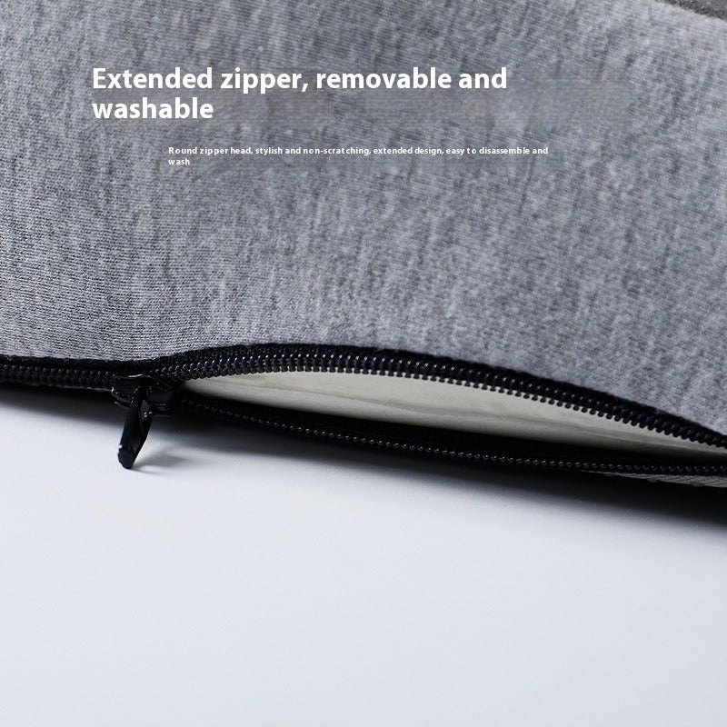 C&M Treasures memory foam backrest cushion with adjustable straps for improved lumbar support and comfort.
