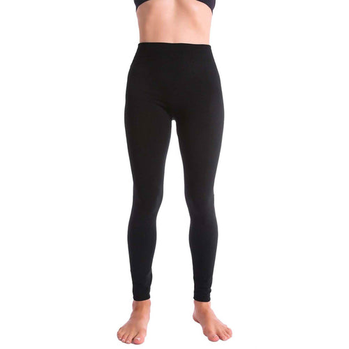 Five pairs of women's fleece-lined leggings from DailySale, soft and cozy bottoms for cold weather wear.