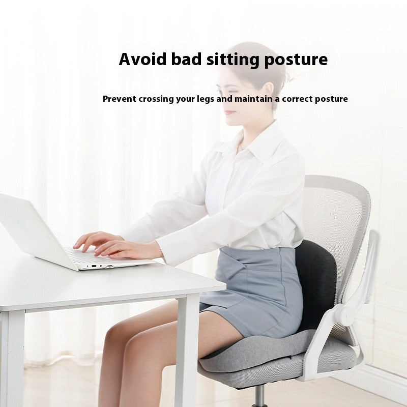 C&M treasures memory foam backrest providing lumbar support for improved posture and comfort during sitting.