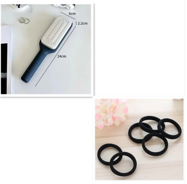 C&M treasures 4-in-1 self-cleaning brush with ergonomic handle and multiple brush heads for versatile cleaning tasks