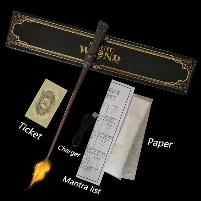 Fire-breathing magic wand toy from C&M treasures with vibrant colors and detailed design, perfect for imaginative play.