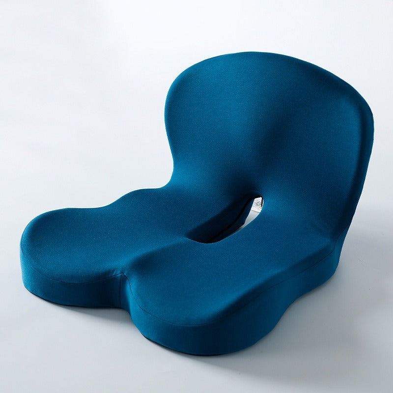 C&M Treasures memory foam backrest cushion with ergonomic design for lumbar support and comfort.