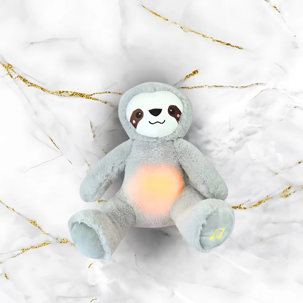 Soft baby plush music toy by C&M Treasures featuring a cute animal design and a built-in music box for soothing sounds.