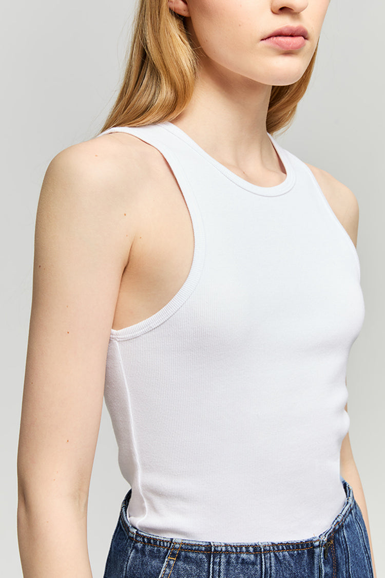 Hey Joanie Aero Tank HJ907 in soft pastel color, featuring a relaxed fit and sleeveless design for casual wear.