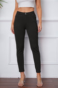 StretchyStitch Pants by Basic Bae, stylish stretchy bottoms featuring a comfortable fit and trendy design.
