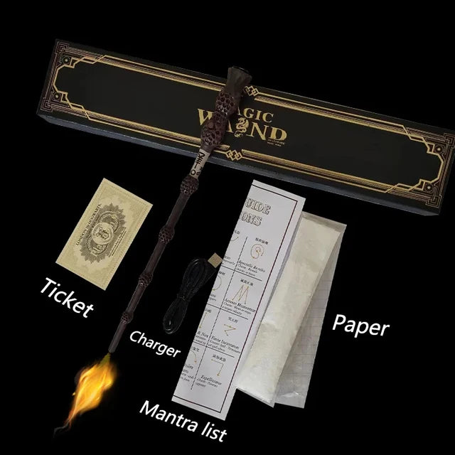 Fire-breathing magic wand toy by C&M Treasures, featuring vibrant colors and whimsical design, perfect for imaginative play.