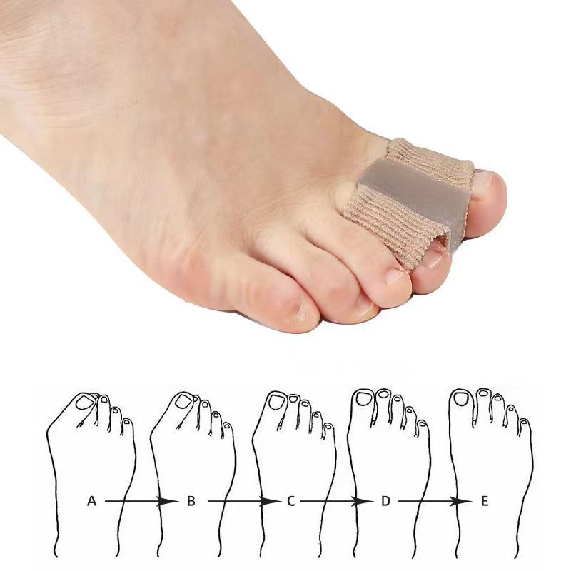 C&M Treasures fiber toe separator displaying soft silicone material and individual toe compartments for comfort and realignment