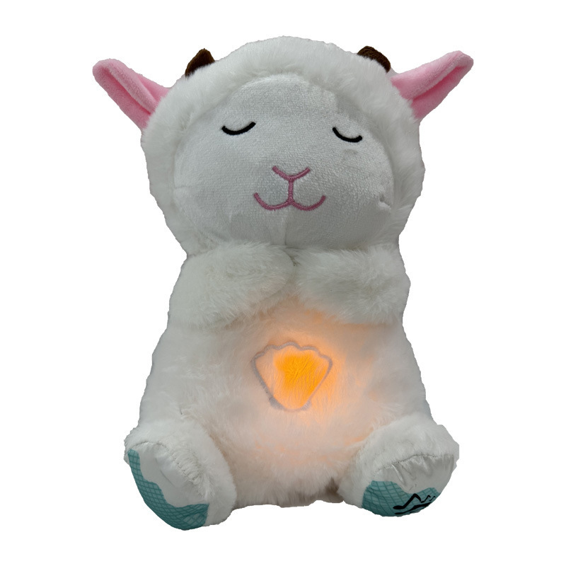 C&M Treasures baby soothing plush music toy with soft fabric and gentle music for calming infants.