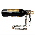 C&M Treasures metal suspension chain wine rack holder displaying a sturdy, modern design for wine bottle storage