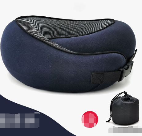 C&M treasures SkySoothe-Neck Pillow with ergonomic design and soft fabric for comfortable support during travel.