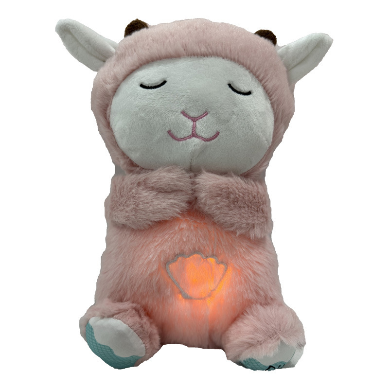 C&M Treasures baby soothing plush music toy with soft fabric, gentle design, and built-in music box for calming infants.