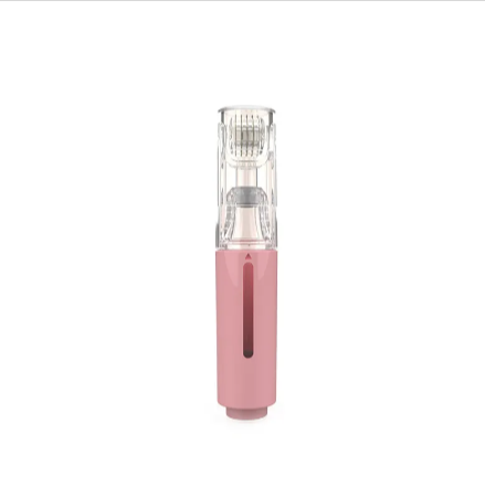 C&M Treasures 3-in-1 Lip and Beard Growth Roller showing the metallic roller ball and handle for facial hair enhancement