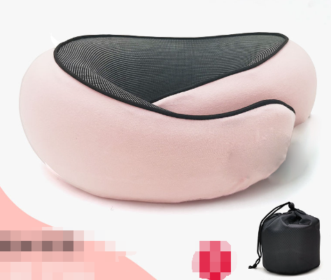 C&M treasures SkySoothe-Neck Pillow in soft fabric, designed for comfortable neck support during travel or rest.